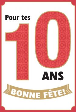 10 ANS - POUR TES 10 ANS, BONNE FÊTE! - DE MILLBROOK